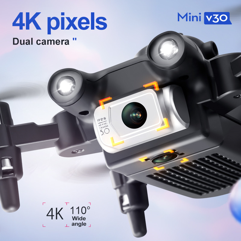 Mini V30 WiFi FPV Drone With 4 - Drone Camera Mount recension och pris