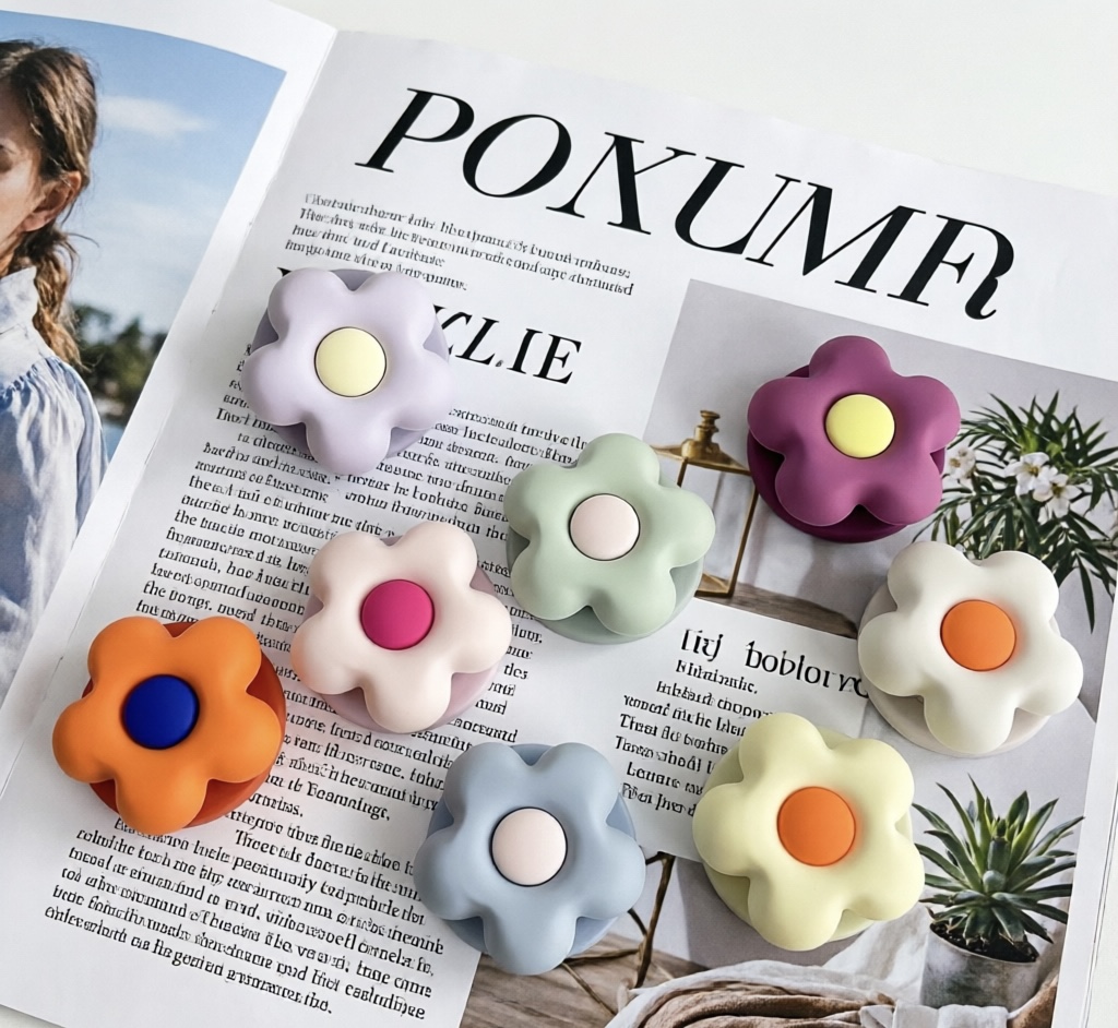 Cute Matte Flower Silicone Pho - Drone Camera Stabilized recension och pris