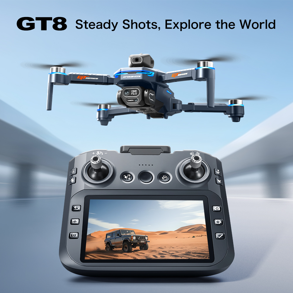 GT8 Max Foldable Drone 8K HD P - Drone Camera Lens recension och pris